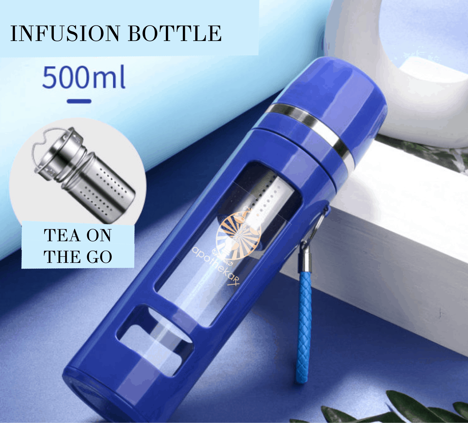 Blue Infusion Bottle